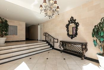 Marble lobby